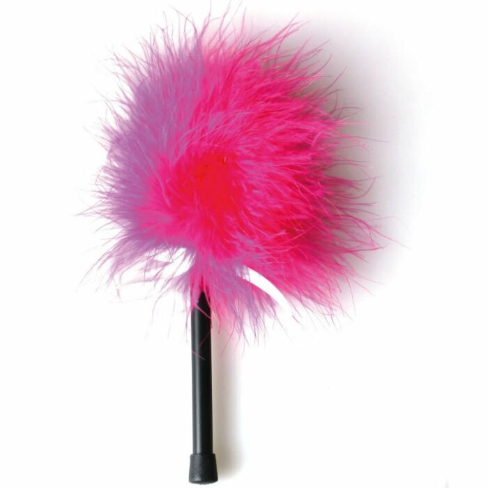 Fuchsia marabou feather duster