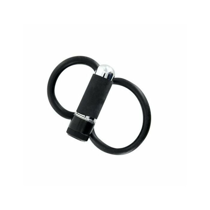 Cock & Balls double ring with vibration