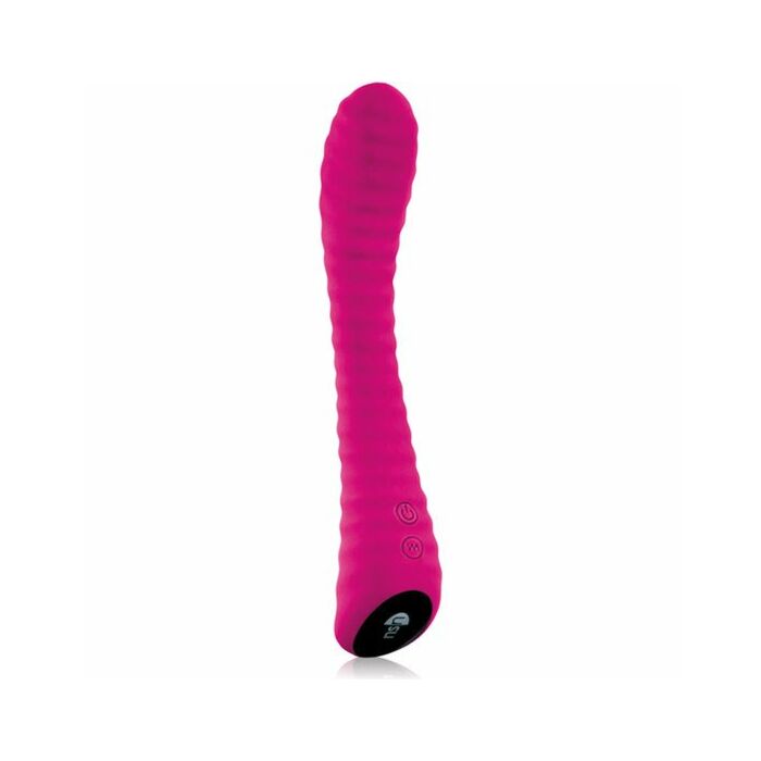 Ripple vibe - vibrador de silicona rosa