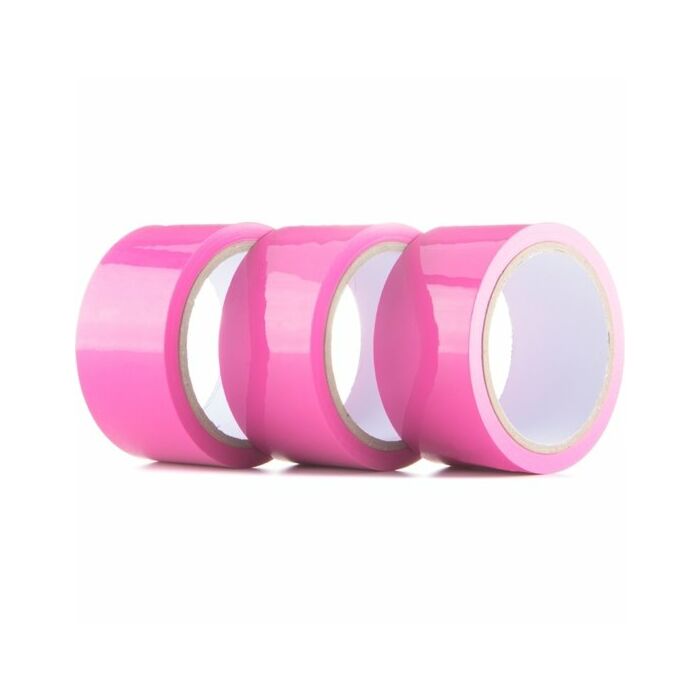 Pack of 3 pink bondage tape