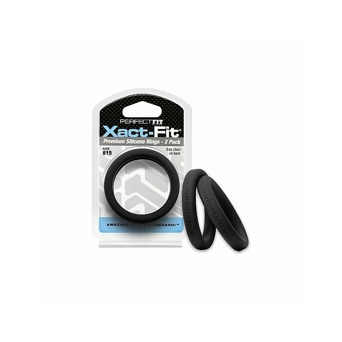 Xact-Fit Rings - Double Pack - Black