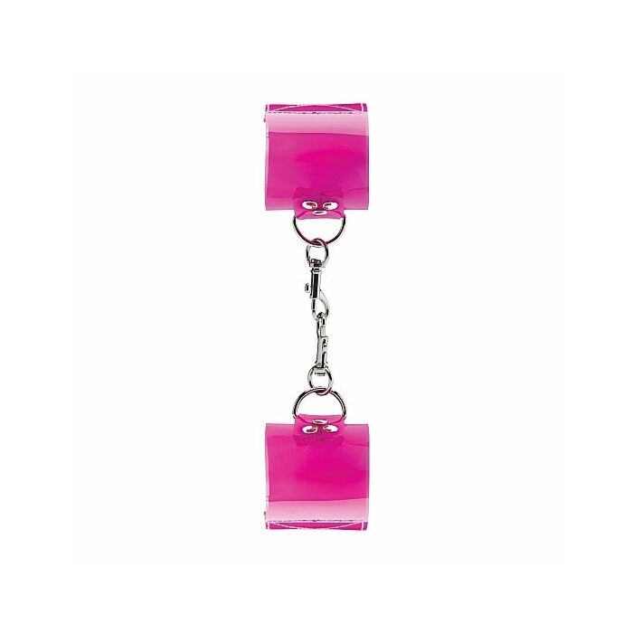 Bad romance pink handcuffs with velcro