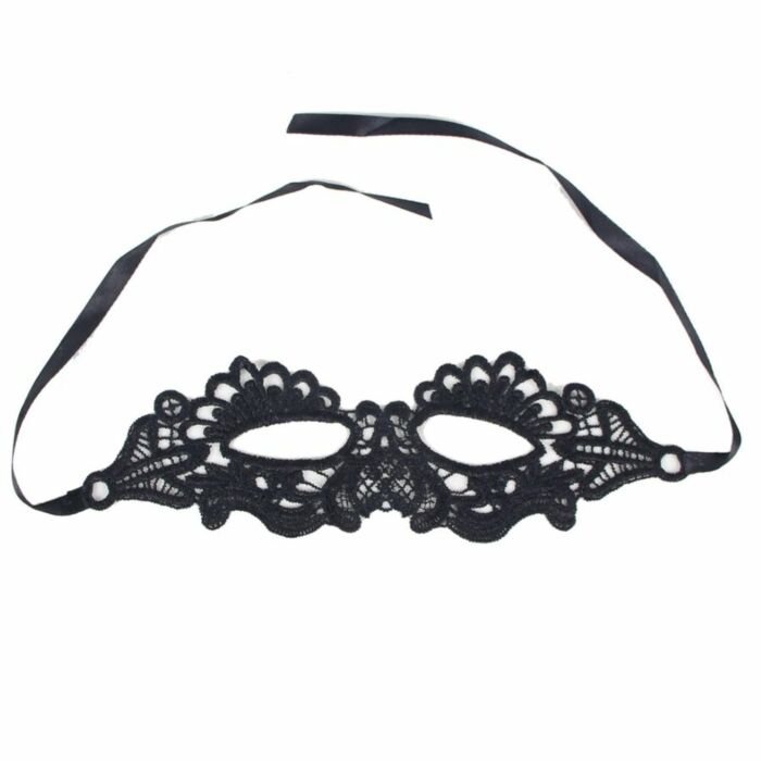 Queen lingerie black mask one size