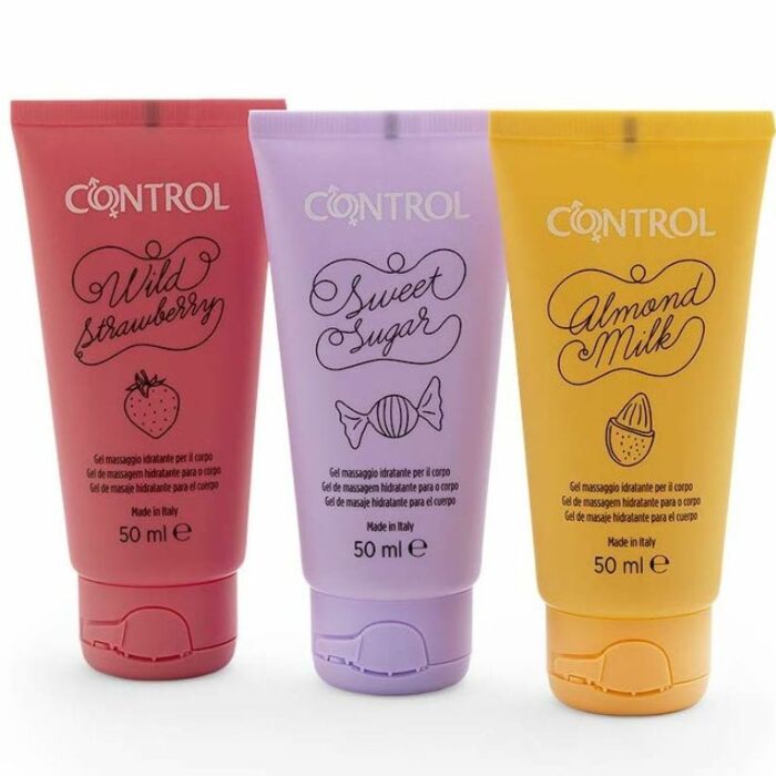 Control gel masaje 3 unidades 50 ml