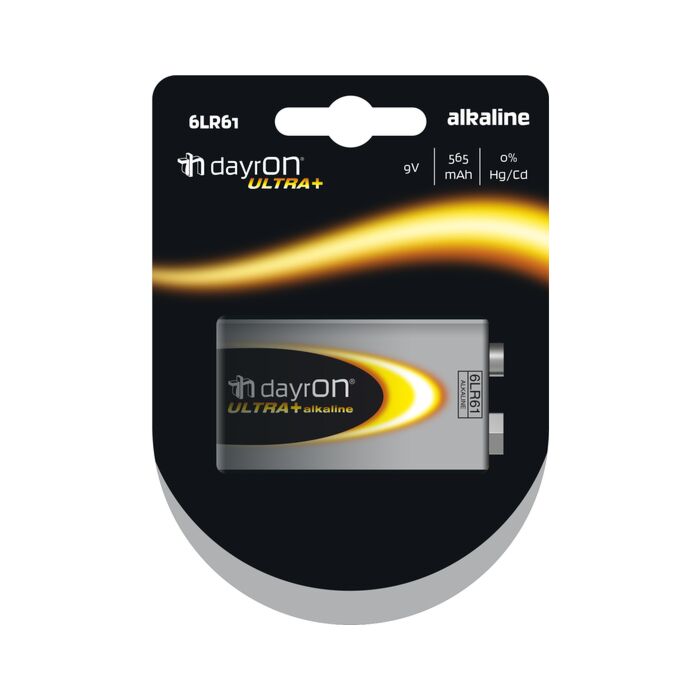 Saw alcalina 6lr61 9v dayron pack 1