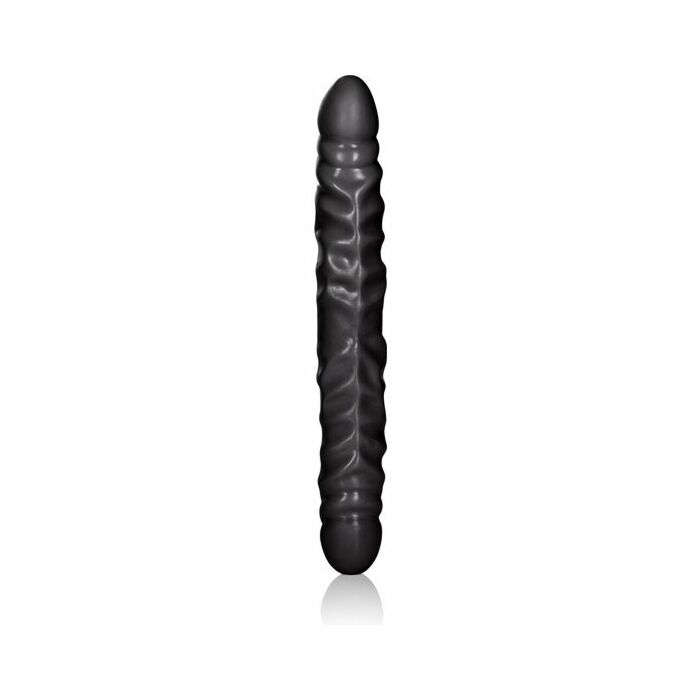 Black jack pene doble realístico 31cm - negro