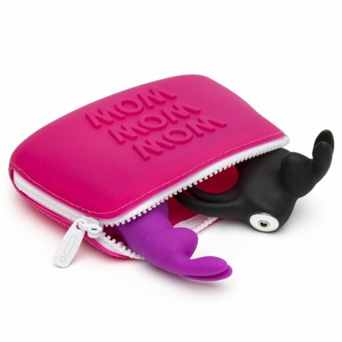 HAPPY RABBIT BOLSA TRANSPORTE DE SILICONA PEQUEÃ‘A ROSA