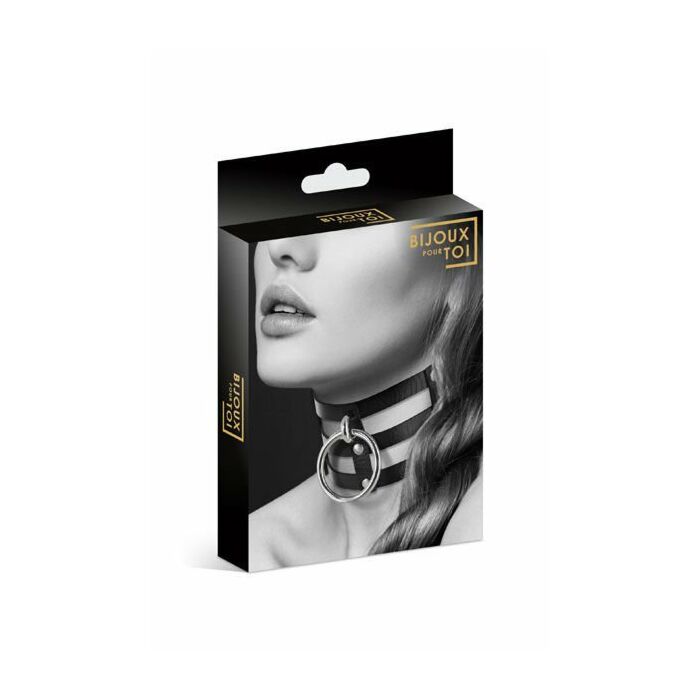 Bijoux pour toi  collar fetish bdsm negro