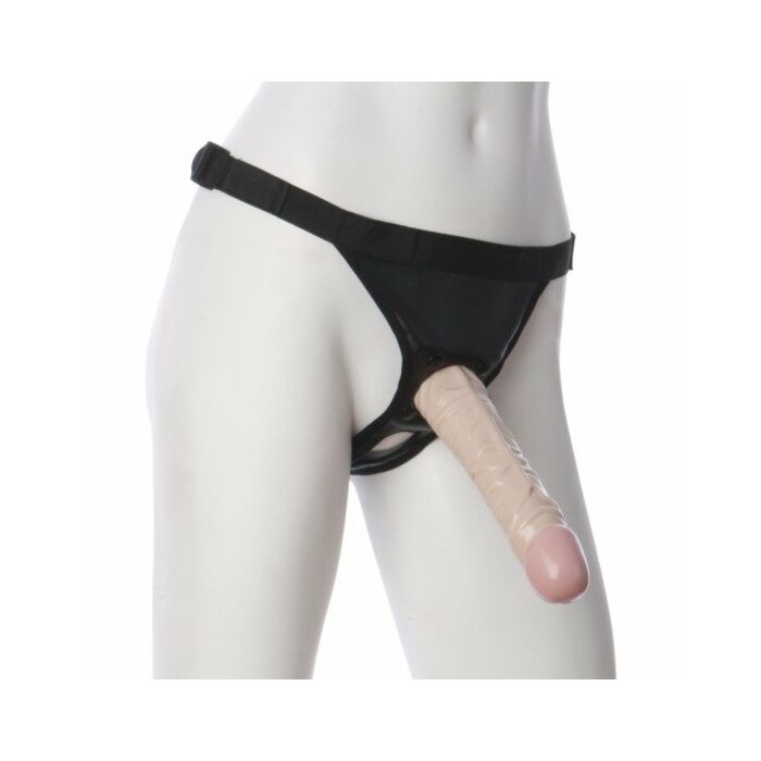 Vac-u-lock harness with penis realistico 205 cm