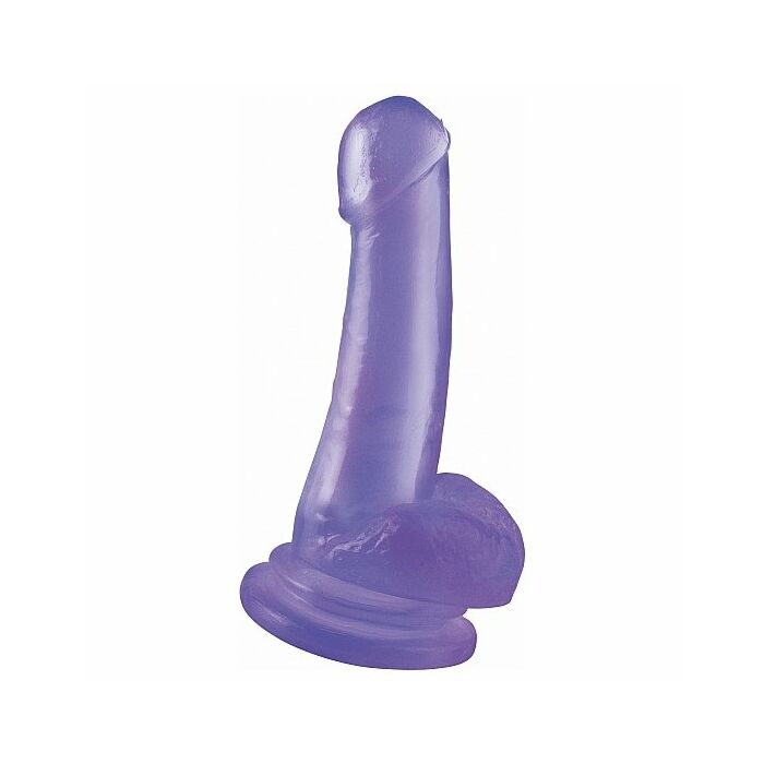 Basix gelatin penis suction lila 18 cm
