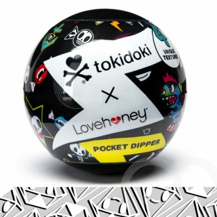 Tokidoki mini masturbador masculino con texturas diamantes