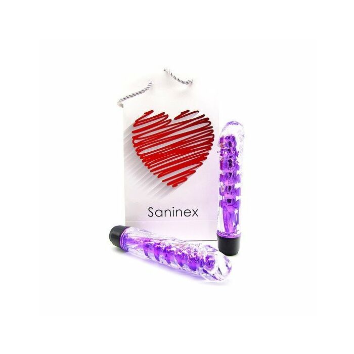Saninex vibrador fantastic reality - metálico/morado