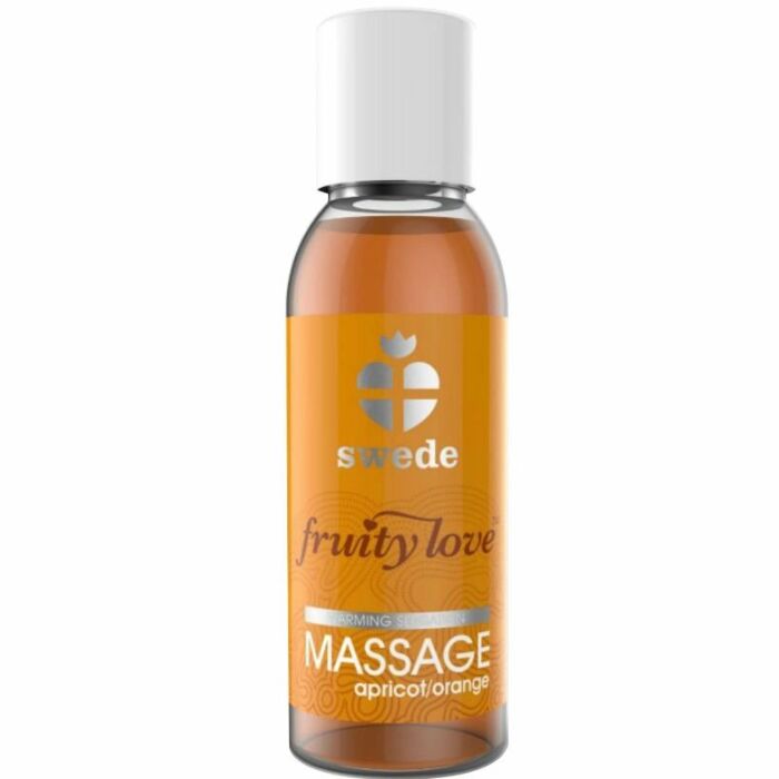 Fruity love massage oil heat effector 50 ml orange / apricot