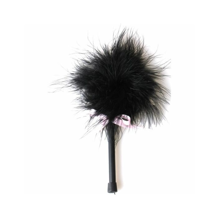 Black marabou feather duster secret play