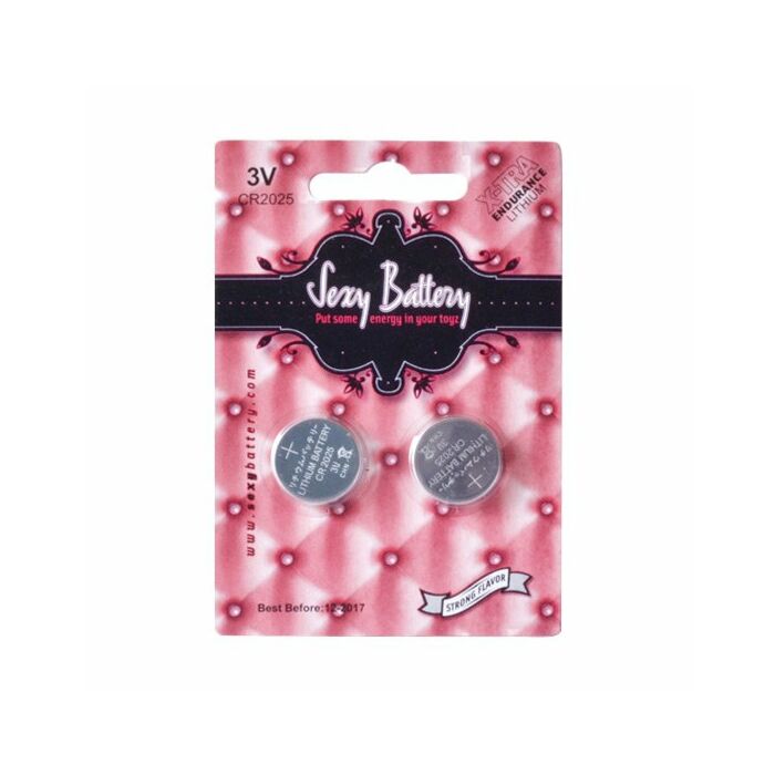 Sexy battery cr2025 3v 2 pcs