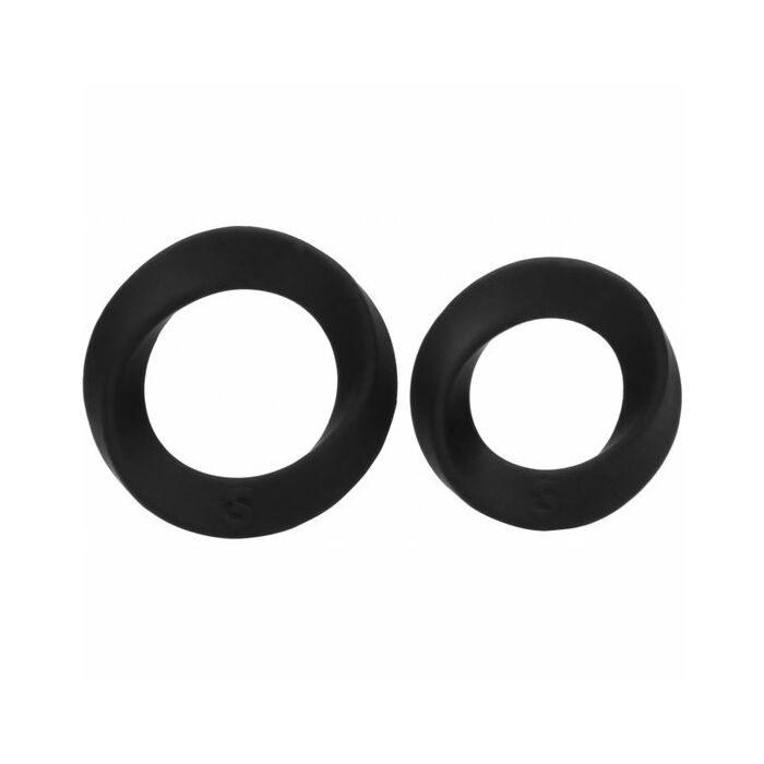 Penis rings black two sizes