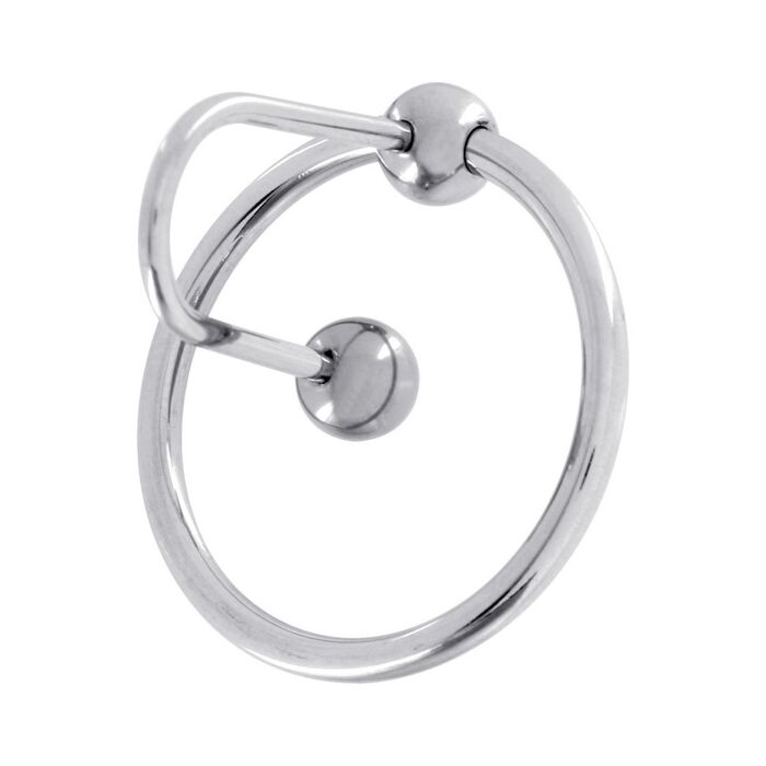 Steel spermstopper ring - 30 mm - silver