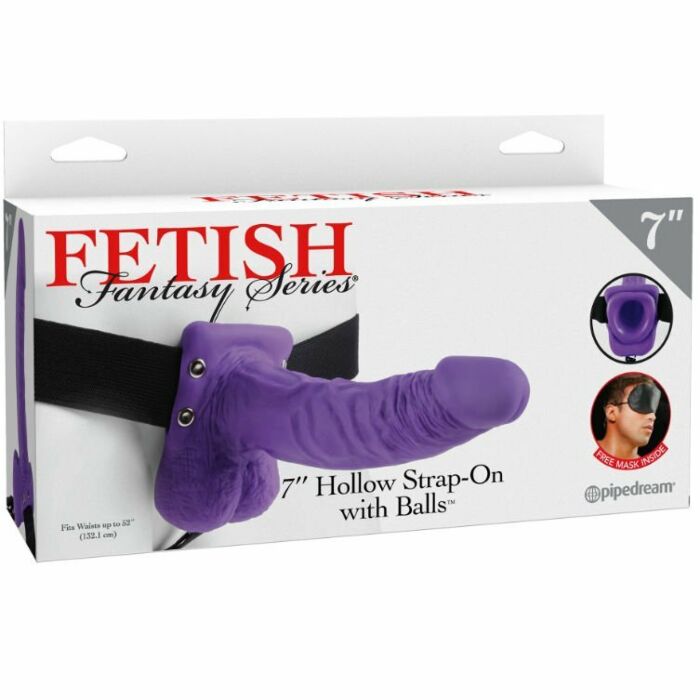 Realstico penis with arns 19 cm purple