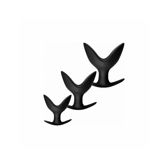 Set 3 piezas de dilatadores anales de silicona