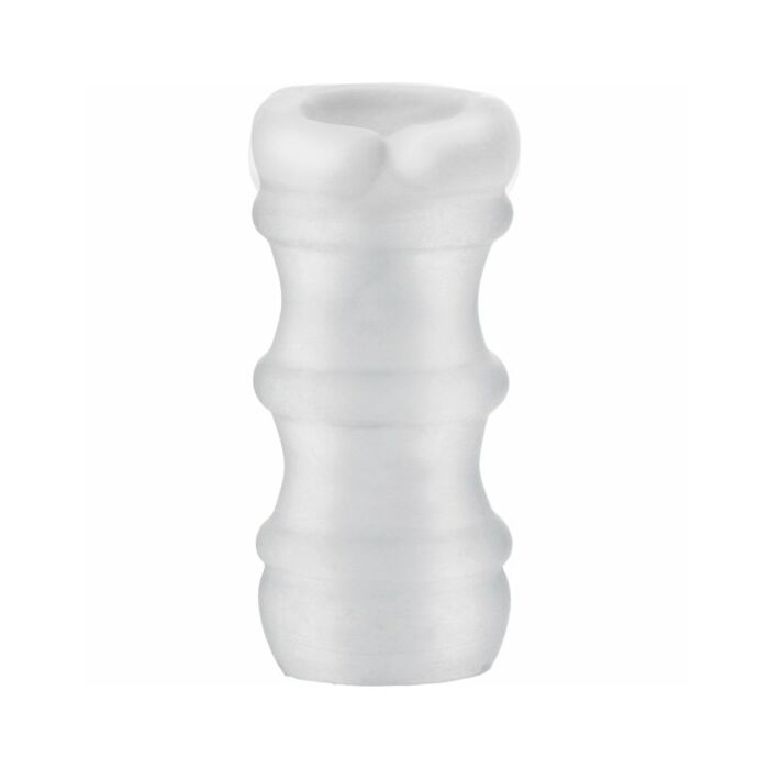 Zig zag transparent masturbator