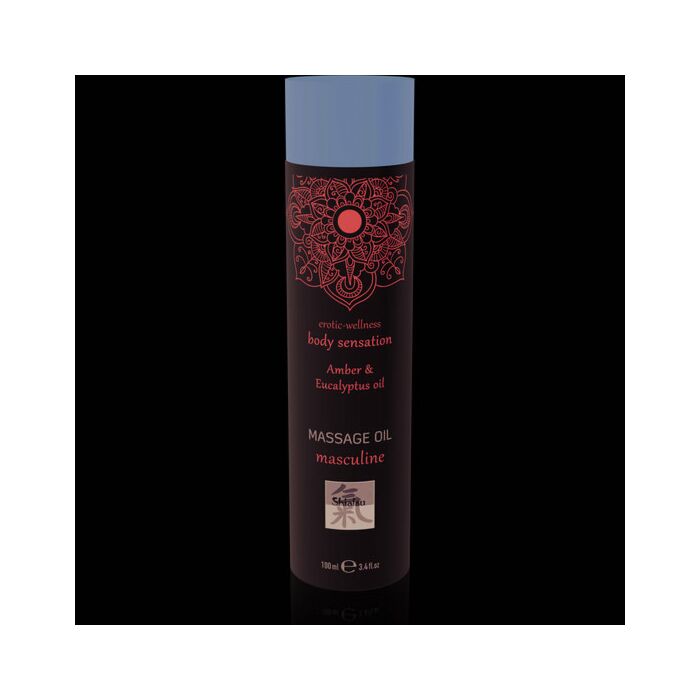 Aceite de masaje masculino - ámbar y eucalipto 100ml