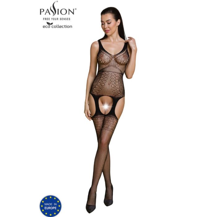 Eco Passion Noir Bodystocking