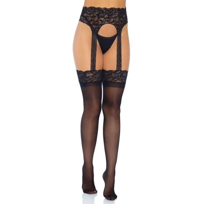 Opaque Thigh High Stockings One Size Fits All