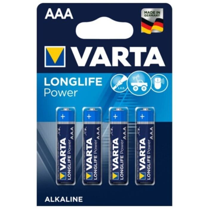 Blister Varta AAA Longlife Power (Pack of 4)