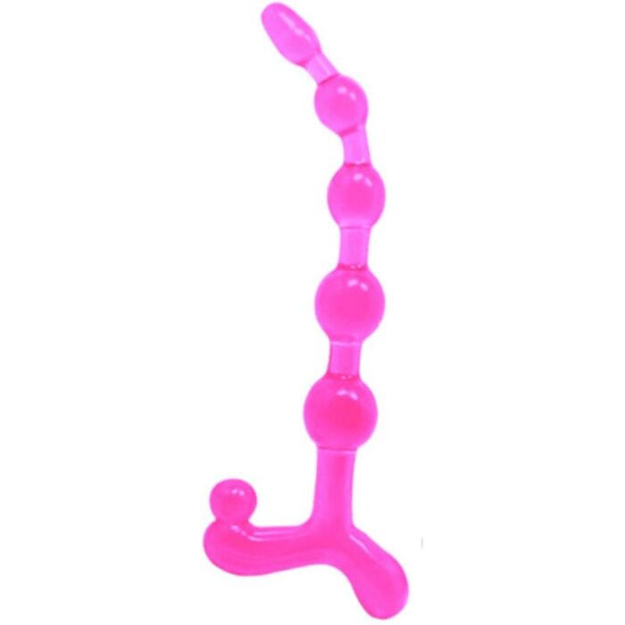 Pink BendyTwist Flexible Anal Beads
