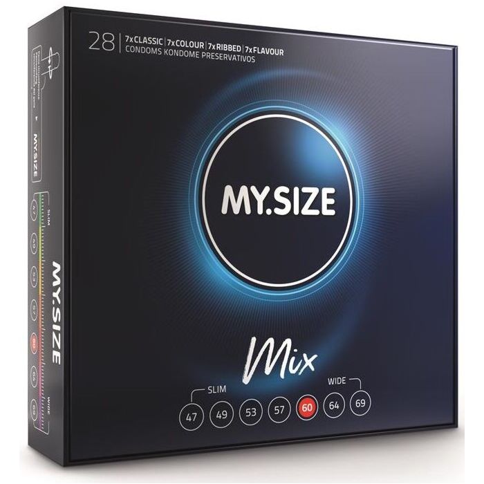 Mix Condoms Pack 60mm - 28 units