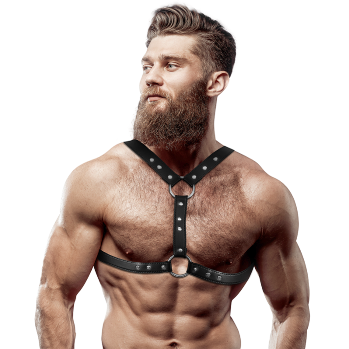 Eco-Leather Double Strap Harness for Men