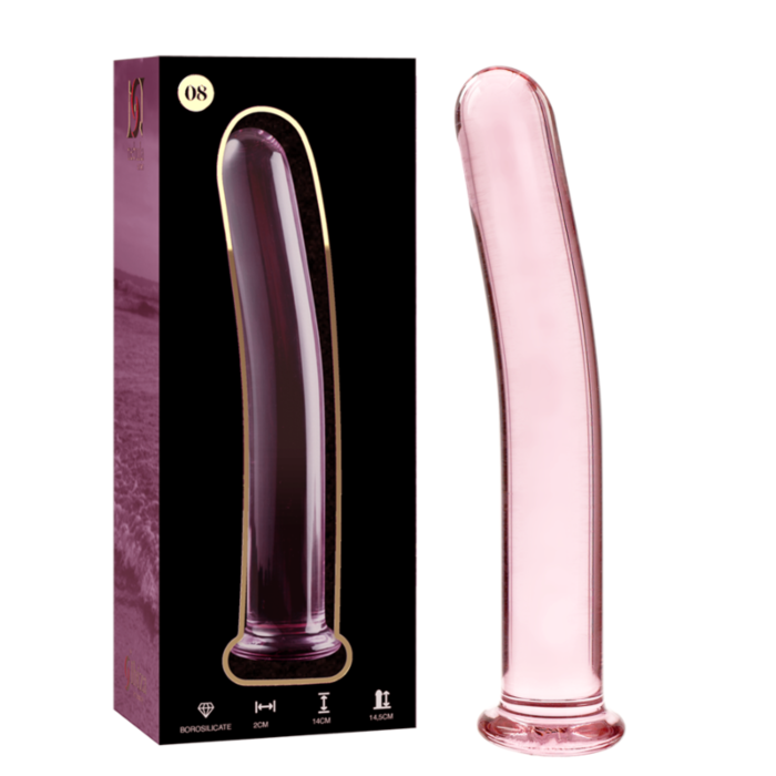 Pink Nebula Glass Dildo