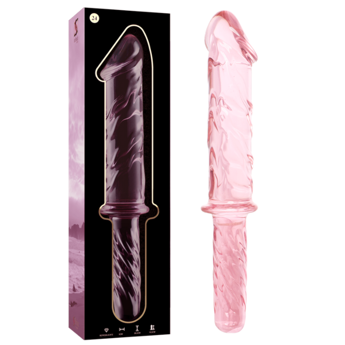 Pink Nebula Glass Dildo