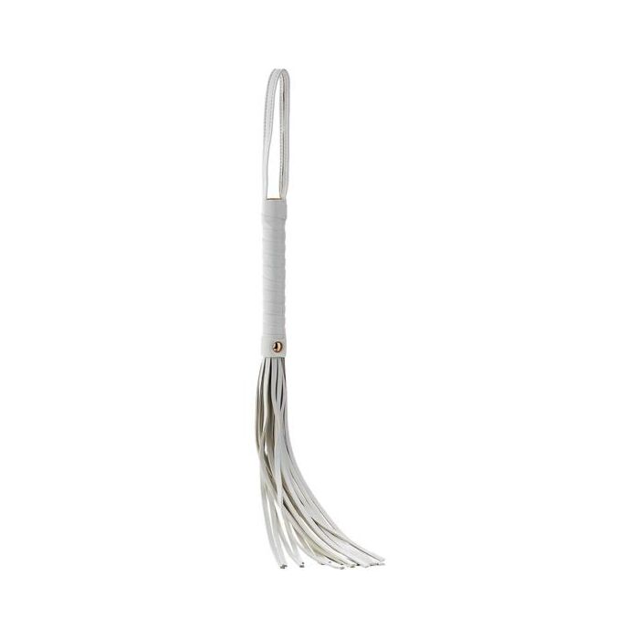 Elite White Whip Feather Tickler