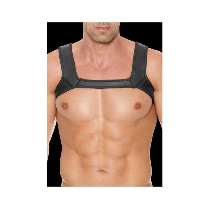 Puppy Neoprene Black Harness