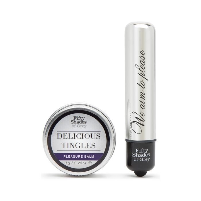Pleasure vibrating bullet and lip balm kit