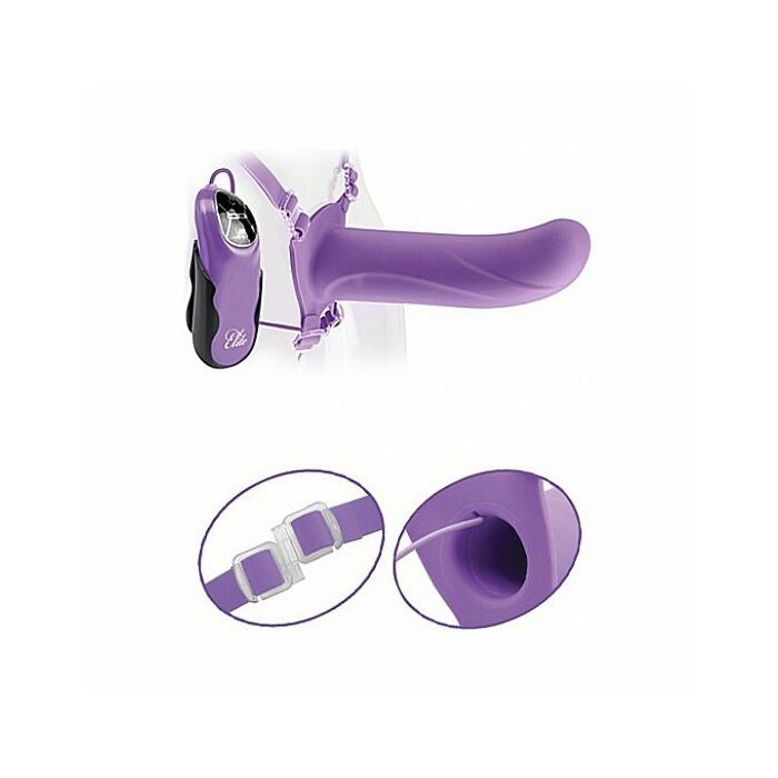 Fetish fantasy elite hollow harness vibrator 15 cm lila