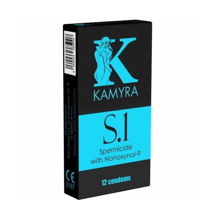 Kamyra condoms with spermicide nononxynol-9