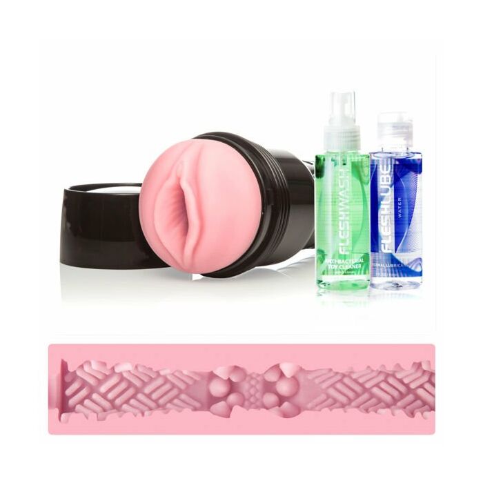 Fleshlight masturbator go kit comes pink lady