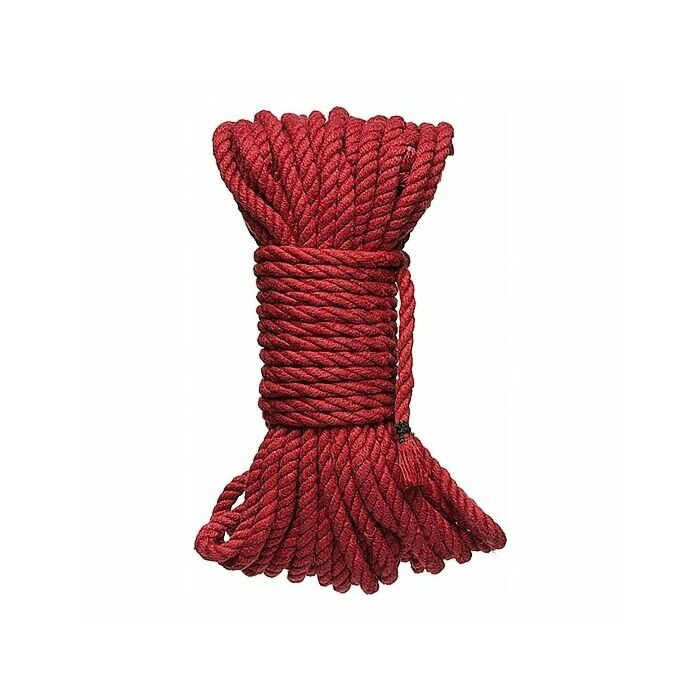 Kink cuerda de bondage hemp 914x0,6cm - rojo