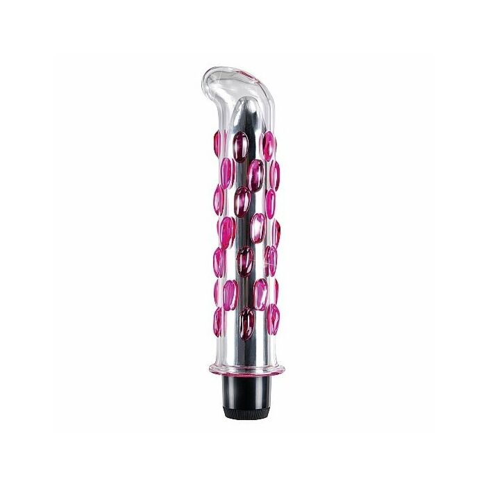Glass dildo pink number 19 Icicles