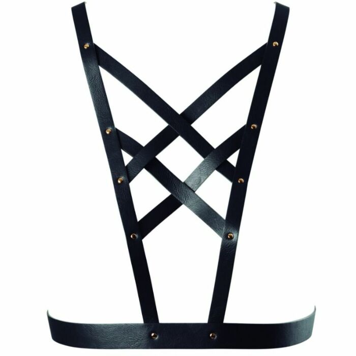 Maze Crossed Harness - Black