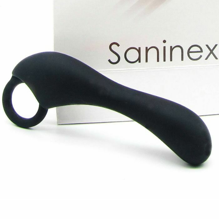Saninex orgasmic anal sex stimulator duplex color black