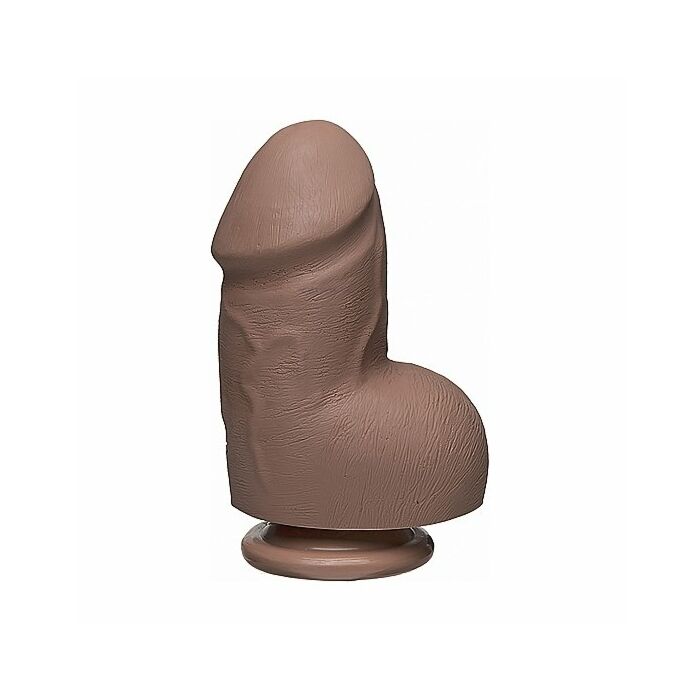 Fat d - pene realístico ultraskyn 15,7cm - caramelo