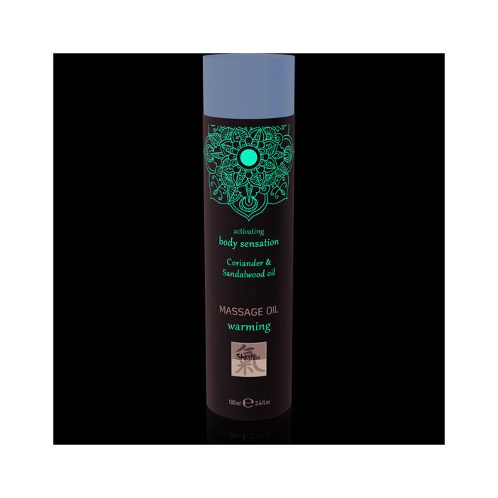 Aceite de masaje efecto calor - cilantro y sándalo 100ml