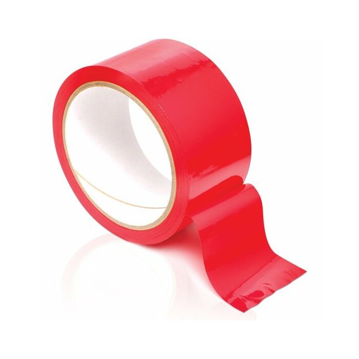 Fetish fantasy red tape bondage