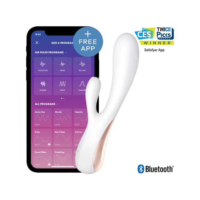 Satisfyer mono flex white with app