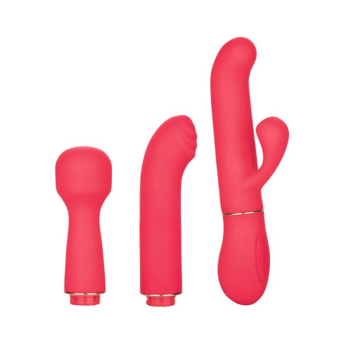 Kit vibradrores in touch passion trio - rosa