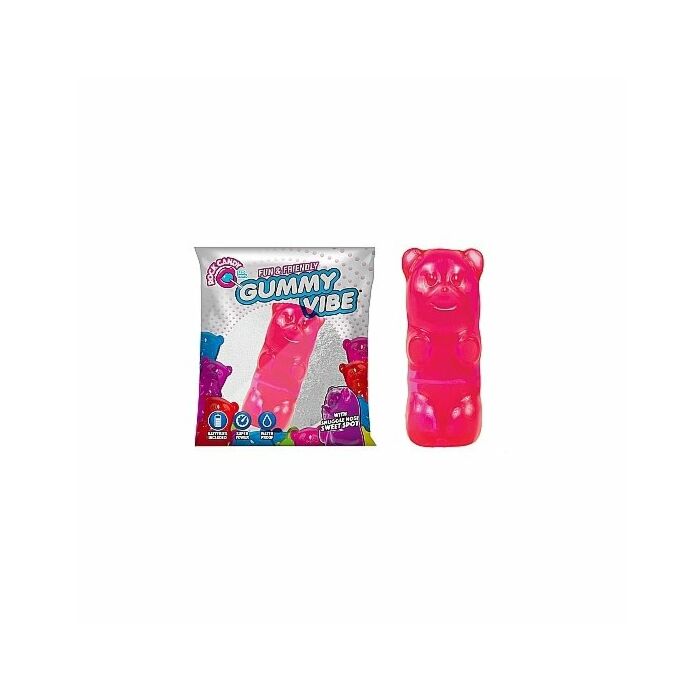 Gummy vibes osito vibrador - rosa