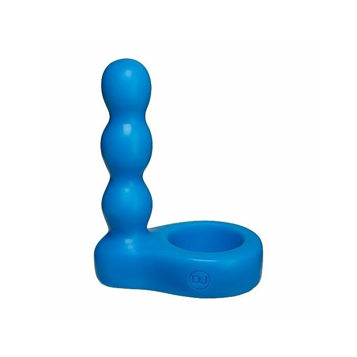 The double dip 2 plug / blue dildo